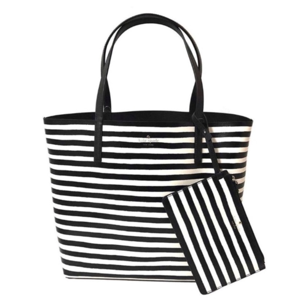 Kate ♠️ Spade Leather Tote and Wristlet Set